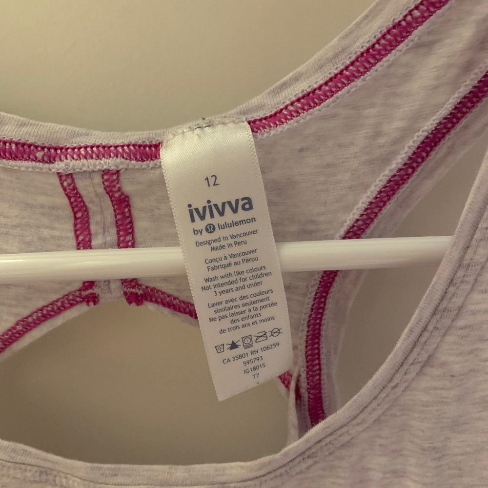 Light Purple Ivivva tank